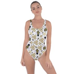 Bee Honeycomb Honeybee Insect Bring Sexy Back Swimsuit by Pakjumat