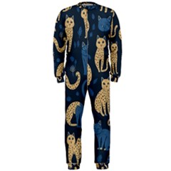 Cat Pattern Animal Onepiece Jumpsuit (men) by Pakjumat