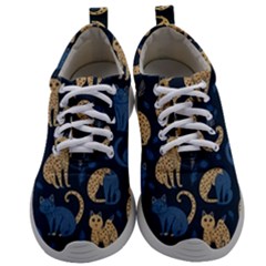 Cat Pattern Animal Mens Athletic Shoes by Pakjumat