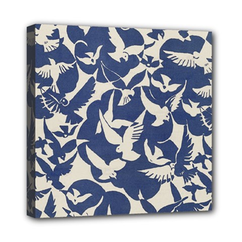 Bird Animal Animal Background Mini Canvas 8  X 8  (stretched) by Pakjumat