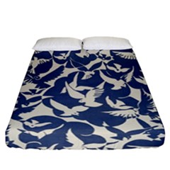 Bird Animal Animal Background Fitted Sheet (california King Size) by Pakjumat