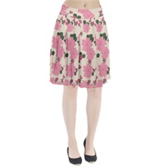 Floral Vintage Flowers Pleated Skirt by Dutashop