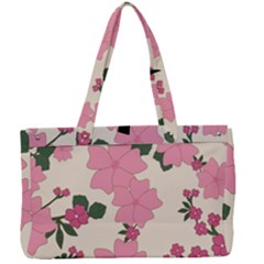 Floral Vintage Flowers Canvas Work Bag