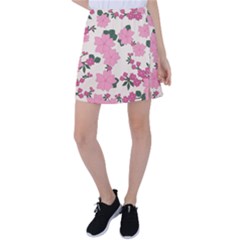 Floral Vintage Flowers Tennis Skirt by Dutashop