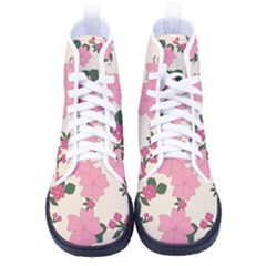 Floral Vintage Flowers Women s High-top Canvas Sneakers by Dutashop