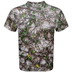 Climbing Plant At Outdoor Wall Men s Cotton T-shirt by dflcprintsclothing