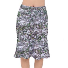 Climbing Plant At Outdoor Wall Short Mermaid Skirt by dflcprintsclothing