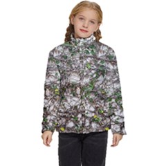 Climbing Plant At Outdoor Wall Kids  Puffer Bubble Jacket Coat by dflcprintsclothing