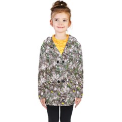 Climbing Plant At Outdoor Wall Kids  Double Breasted Button Coat by dflcprintsclothing