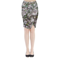 Climbing Plant At Outdoor Wall Midi Wrap Pencil Skirt by dflcprintsclothing