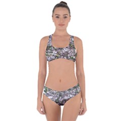 Climbing Plant At Outdoor Wall Criss Cross Bikini Set by dflcprintsclothing