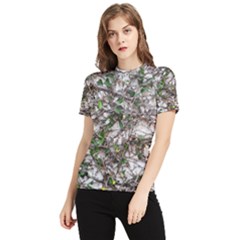 Climbing Plant At Outdoor Wall Women s Short Sleeve Rash Guard by dflcprintsclothing