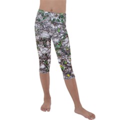 Climbing Plant At Outdoor Wall Kids  Lightweight Velour Capri Leggings  by dflcprintsclothing