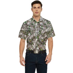 Climbing Plant At Outdoor Wall Men s Short Sleeve Pocket Shirt  by dflcprintsclothing