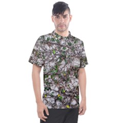 Climbing Plant At Outdoor Wall Men s Polo T-shirt by dflcprintsclothing