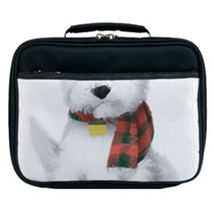 West Highland White Terrier T- Shirt Cute West Highland White Terrier Drawing T- Shirt Lunch Bag