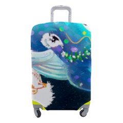 Whale T- Shirt Cute Whale Drawing T- Shirt (1) Luggage Cover (small) by ZUXUMI