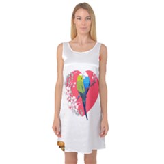 Budgerigar T- Shirt Steal Your Heart Budgerigar 04 T- Shirt Sleeveless Satin Nightdress by EnriqueJohnson