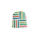 Striped Colorful Pattern Graphic Drawstring Pouch (XS) View1