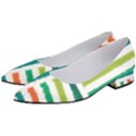 Striped Colorful Pattern Graphic Women s Low Heels View2