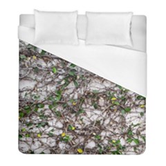 Climbing Plant At Outdoor Wall Duvet Cover (full/ Double Size) by dflcprintsclothing