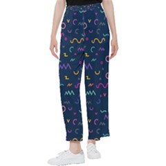 Scribble Pattern Texture Women s Pants  by Pakjumat