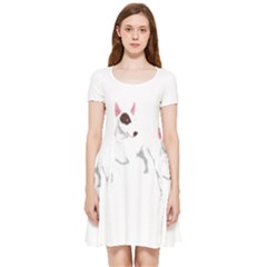 Bull Terrier T- Shirt Steal Your Heart Bull Terrier 01 T- Shirt Inside Out Cap Sleeve Dress by EnriqueJohnson