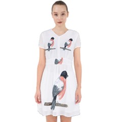 Bullfinch T- Shirt White Look Calm Bullfinch 21 T- Shirt Adorable In Chiffon Dress by EnriqueJohnson