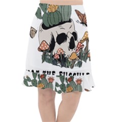 What The Fucculent T- Shirt What The Fucculent T- Shirt Fishtail Chiffon Skirt by ZUXUMI