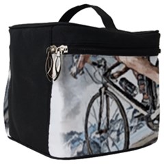 When The World Becomes Too Much Mount T- Shirt When The World Becomes T O O M U C H, Mount A Bike! T Make Up Travel Bag (big) by ZUXUMI