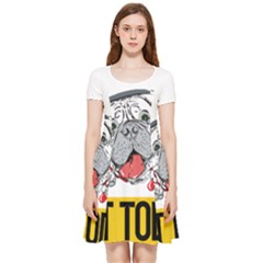 Bullmastiff T- Shirt Nope Not Today Bullmastiff 05 T- Shirt Inside Out Cap Sleeve Dress