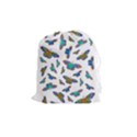 Butterflies T- Shirt Colorful Butterflies In Rainbow Colors T- Shirt Drawstring Pouch (Medium) View1