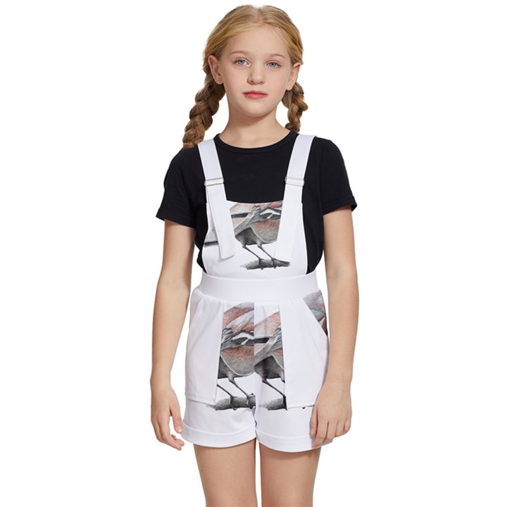 Whistle T- Shirtfinch T- Shirt Kids  Short Overalls