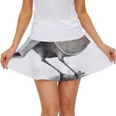 Whistle T- Shirtfinch T- Shirt Women s Skort by ZUXUMI