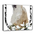 White Wolf T- Shirtwhite Wolf Howling T- Shirt Deluxe Canvas 24  x 20  (Stretched) View1