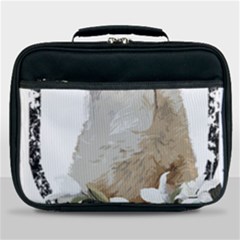 White Wolf T- Shirtwhite Wolf Howling T- Shirt Lunch Bag