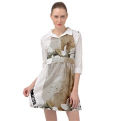 White Wolf T- Shirtwhite Wolf Howling T- Shirt Mini Skater Shirt Dress