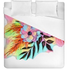 Bouquet Flowers T- Shirt B O U Q U E T Flowers T- Shirt Duvet Cover Double Side (king Size) by JamesGoode