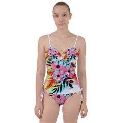 Bouquet Flowers T- Shirt B O U Q U E T Flowers T- Shirt Sweetheart Tankini Set by JamesGoode