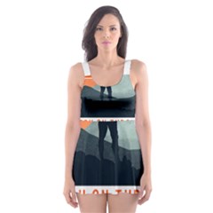 Wilderness T- Shirt Break On Through To The Adventure T- Shirt Skater Dress Swimsuit by ZUXUMI