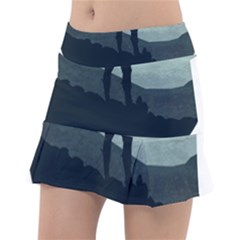 Wilderness T- Shirt Break On Through To The Adventure T- Shirt Classic Tennis Skirt by ZUXUMI