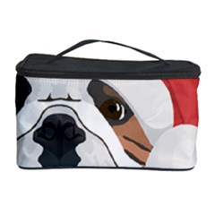 Winter T- Shirt English Bulldog Merry Christmas T- Shirt Cosmetic Storage Case by ZUXUMI