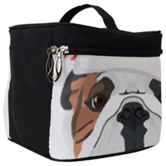 Winter T- Shirt English Bulldog Merry Christmas T- Shirt Make Up Travel Bag (big) by ZUXUMI