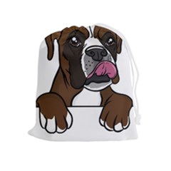 Boxer Dog T- Shirt Boxer T- Shirt Drawstring Pouch (xl)