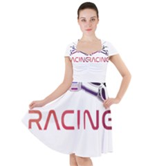 Drone Racing Gift T- Shirt Distressed F P V Drone Racing Drone Racer Pilot Pattern T- Shirt (2) Cap Sleeve Midi Dress by ZUXUMI