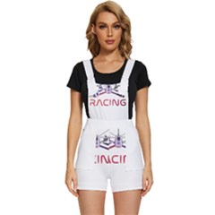 Drone Racing Gift T- Shirt Distressed F P V Drone Racing Drone Racer Pilot Pattern T- Shirt (2) Short Overalls by ZUXUMI