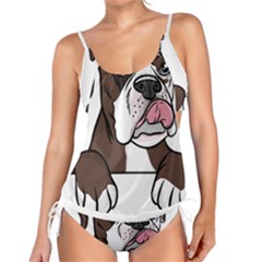 Boxer Dog T- Shirt Tri Colored Boxer T- Shirt Tankini Set by JamesGoode