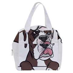 Boxer Dog T- Shirt Tri Colored Boxer T- Shirt Boxy Hand Bag by JamesGoode