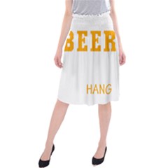 Boxer T- Shirt I Just Want To Drink Beer And Hang With My Boxer Dog T- Shirt Midi Beach Skirt