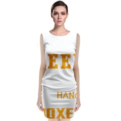 Boxer T- Shirt I Just Want To Drink Beer And Hang With My Boxer Dog T- Shirt Sleeveless Velvet Midi Dress by JamesGoode